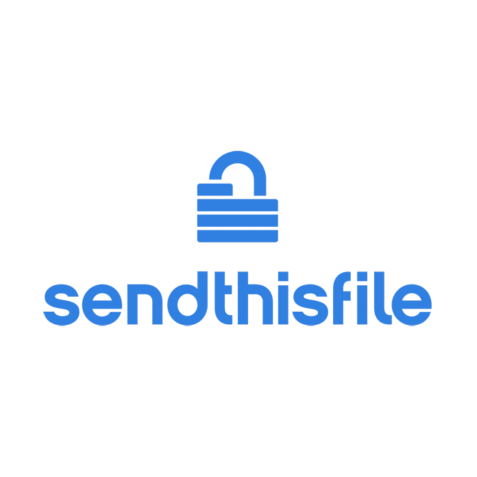 SendThisFile logo mark and wordmark.